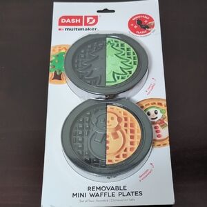 Dash Holiday Removable Mini Waffle Plates